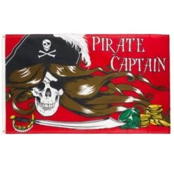 Drapeau Pirate - La Capitaine Sanguinaire