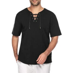 Chemise Pirate - Highlander 9 Chemise Pirate - Highlander -Refuge Du Pirate Tshirtchemisepiratenoir