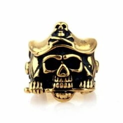 Bague Pirate - Démoniaque -Refuge Du Pirate ague pirate demoniaque or