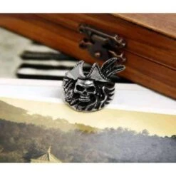 Bague Pirate - Capitaine Indien (Argent) -Refuge Du Pirate anneau pirate argent homme