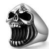 Bague Pirate - Enragé -Refuge Du Pirate bague crane argent massif