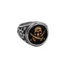Bague Pirate - Jolly Roger (Acier) -Refuge Du Pirate bague jolly roger