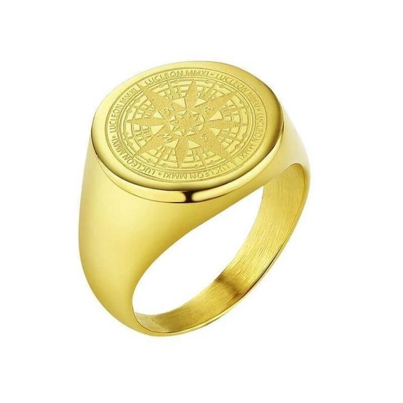 Bague Pirate - Rose Des Vents (Acier) 3 Bague Pirate - Rose Des Vents (Acier)