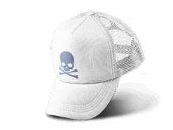 Casquette Pirate - Loyauté -Refuge Du Pirate blanche