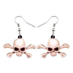 Boucle D'Oreille Pirate - Crane