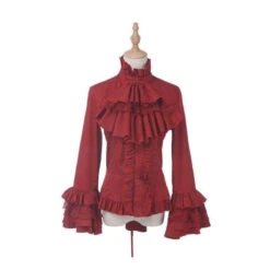Chemise Pirate - De La Renaisance -Refuge Du Pirate chemise pirate de la renaissance rouge