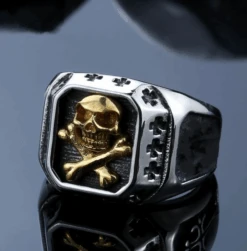 Bague Pirate - Or -Refuge Du Pirate chevaliere pirate or