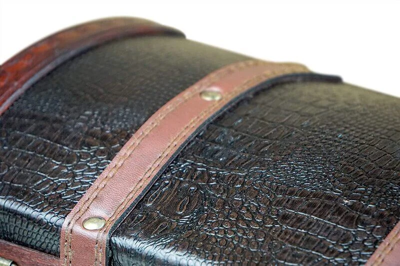 Coffre Pirate - Cuir De Croco 4 Coffre Pirate - Cuir De Croco – Image 2