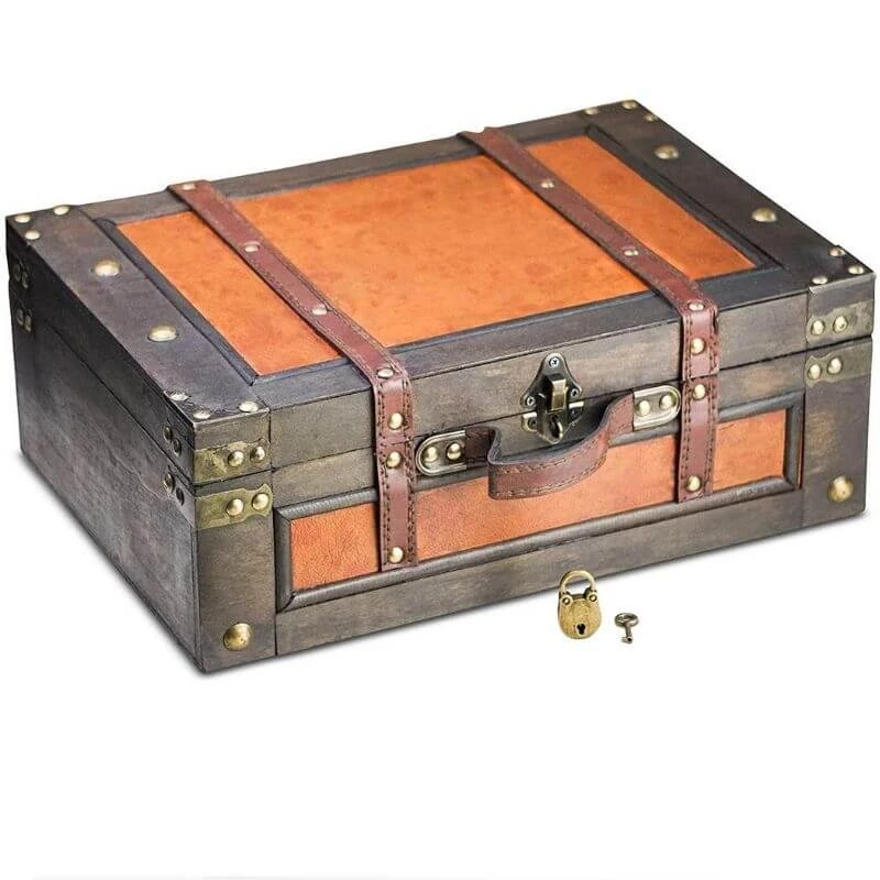 Coffre Pirate - Rangement Ancien 3 Coffre Pirate - Rangement Ancien