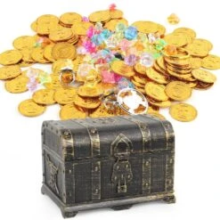 Coffre Pirate - Jouet Super Trésor 12 Coffre Pirate - Jouet Super Trésor -Refuge Du Pirate coffrepiratenoir