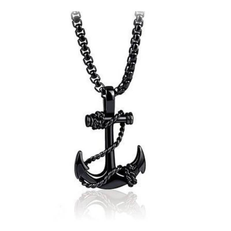 Collier Pirate - Ancre Noire 3 Collier Pirate - Ancre Noire