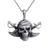 Collier Pirate -Tête De Mort -Refuge Du Pirate collier pirate tete de mort