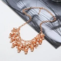 Collier Pirate - Femme Tête De Mort -Refuge Du Pirate collier pirate tete de mort femme or