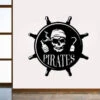 Stickers Pirate - Chambre -Refuge Du Pirate construire bateau pirate en bois 39123d13 dc79 4a99 a73a 6c670414801c