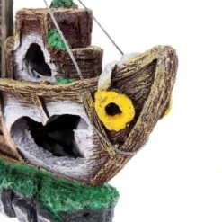 Bateau Pirate - L’Épave Magique (Aquarium) 8 Bateau Pirate - L’Épave Magique (Aquarium) -Refuge Du Pirate decor bateau pirate aquarium zoom avant