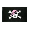 Drapeau Pirate - Reine Des Pirates Rose 1 Drapeau Pirate - Reine Des Pirates Rose -Refuge Du Pirate drapeau pirate ROSE