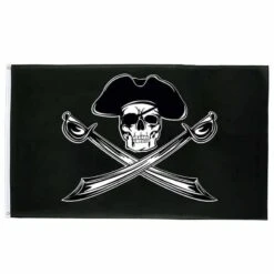 Drapeau Pirate - Avec Chapeau