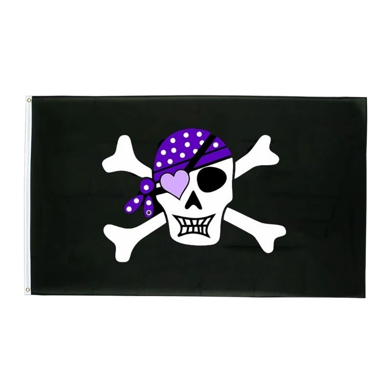 Drapeau Pirate - Princesse Pirate 3 Drapeau Pirate - Princesse Pirate