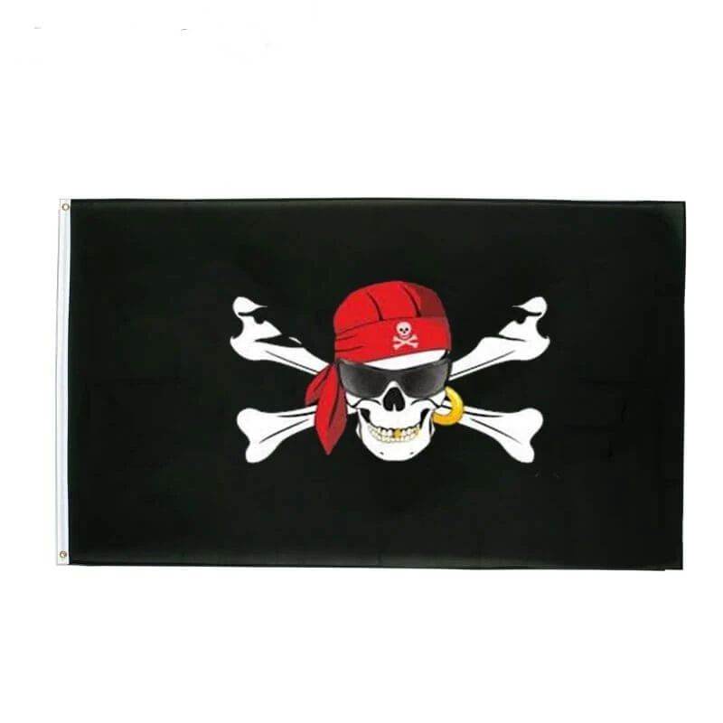 Drapeau Pirate - Biker Sanglant 3 Drapeau Pirate - Biker Sanglant