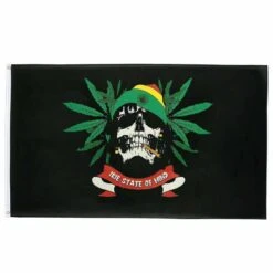 Drapeau Pirate - Rasta