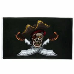 Drapeau Pirate - Skull Sabre