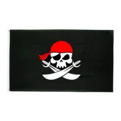 Drapeau Pirate - Aux Deux Sabres Mortels