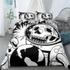 Housse De Couette Pirate - Noir Et Blanc 2 Housse De Couette Pirate - Noir Et Blanc -Refuge Du Pirate housse de couette pirate noir et blanc