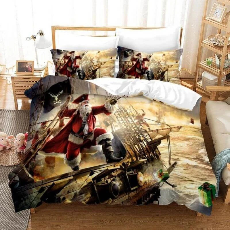 Housse De Couette Pirate - Père Noel 3 Housse De Couette Pirate - Père Noel