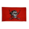 Drapeau Pirate - Jolly Roger Rouge 2 Drapeau Pirate - Jolly Roger Rouge -Refuge Du Pirate pavillon pirate rouge