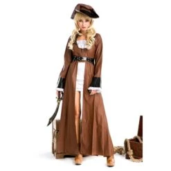 Déguisement Pirate Femme - Marron -Refuge Du Pirate product image 1210303284