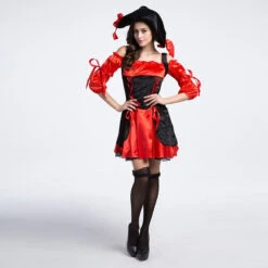 Déguisement Pirate Femme - Rouge